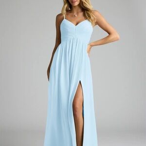 Azazie Sky Blue Dress